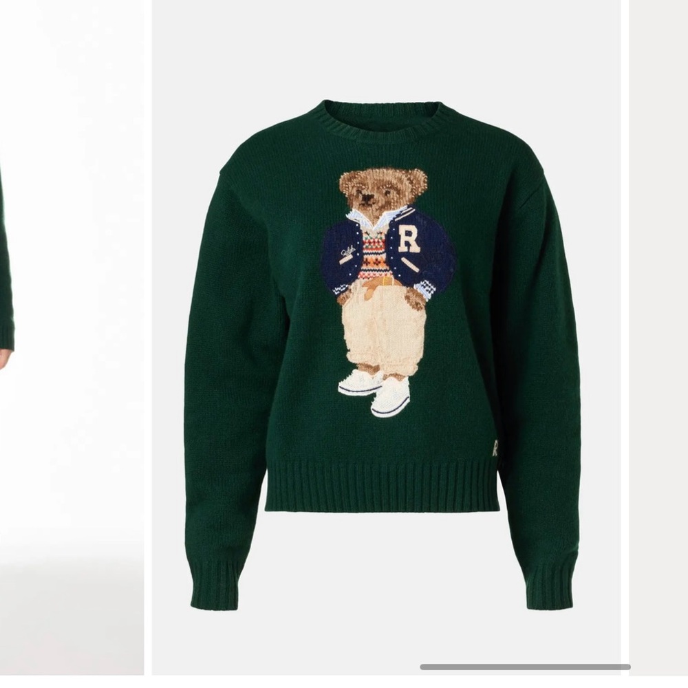 Ralph Lauren Polo Bear Wool-Cashmere Sweater - Picture 5 of 11